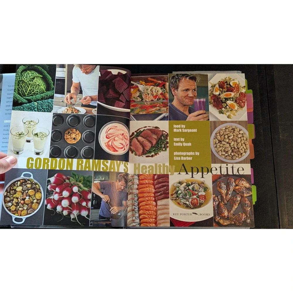 Gordon Ramsay's Healthy Appetite Hardcover Cookbook 125+ Recipes‎ 9781554701339